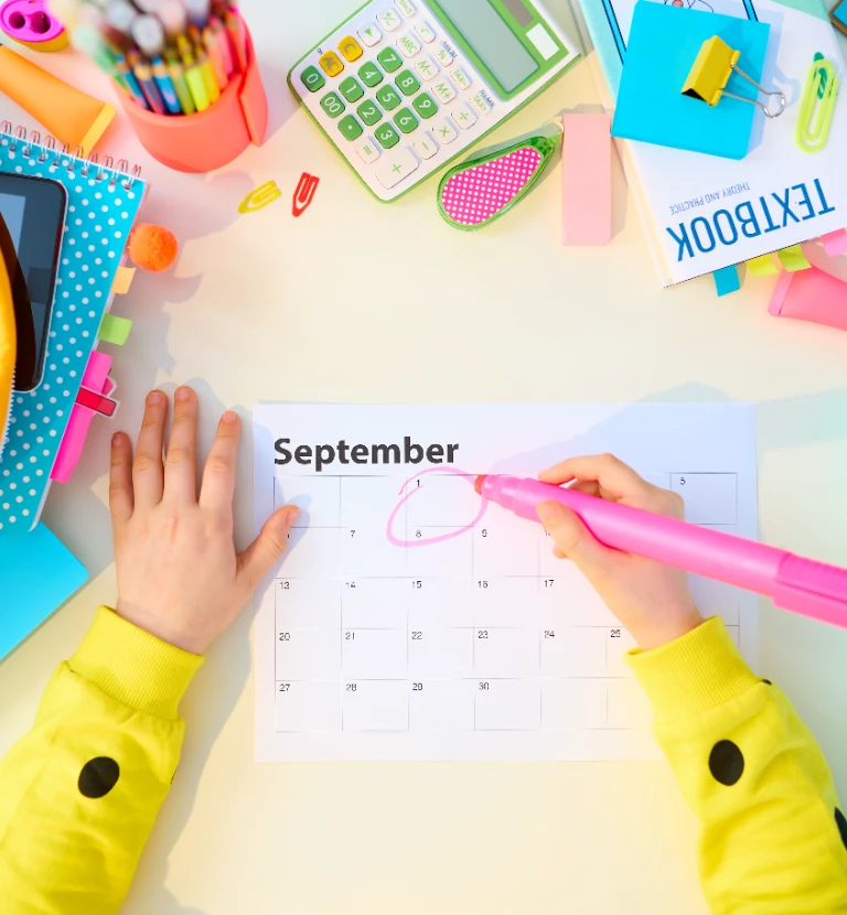 Grafik dziecięcych zajęć